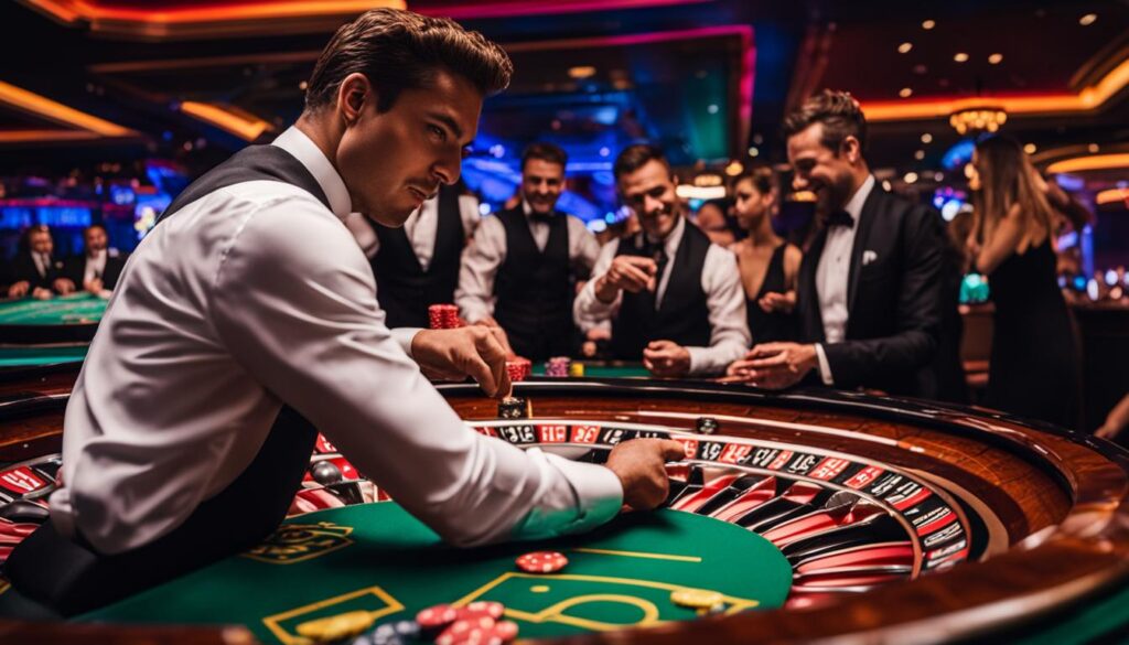 Permainan roulette live casino