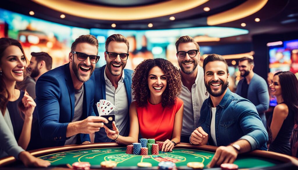 Integrasi sosial live casino